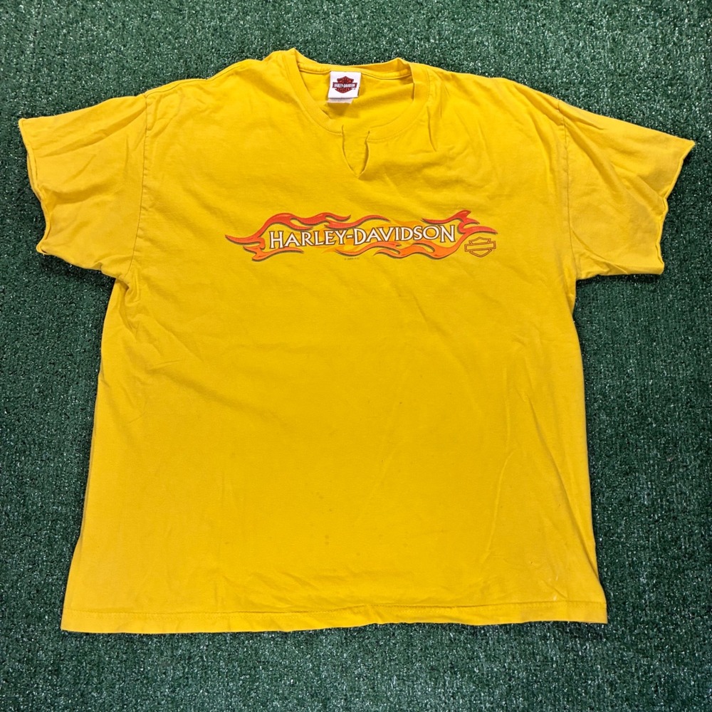 Y2K 2000's Harley-Davidson Flame T-shirt